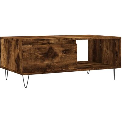 vidaXL 830569 Table de Café Chêne Fumé - Table d'Appoint - Publicité vidaXL 830569 Table de Café Chêne Fumé - Table d'Appoint - Publicité