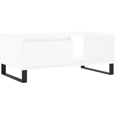 vidaXL Weiße Engineered Wood Couchtisch - Beistelltisch vidaXL Weiße Engineered Wood Couchtisch - Beistelltisch
