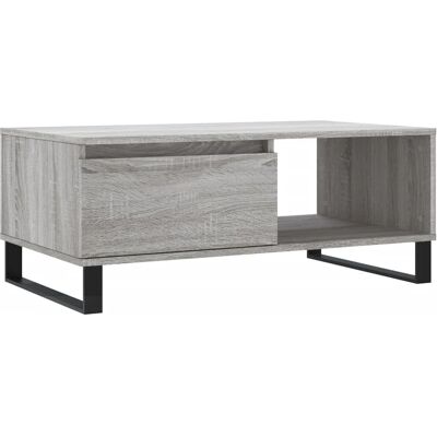 vidaXL Grauer Sonoma Couchtisch - Beistelltisch vidaXL Grauer Sonoma Couchtisch - Beistelltisch