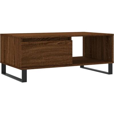 vidaXL 830579 Kaffee-/Beistelltisch Eiche Braun - Kaffeetisch vidaXL 830579 Kaffee-/Beistelltisch Eiche Braun - Kaffeetisch