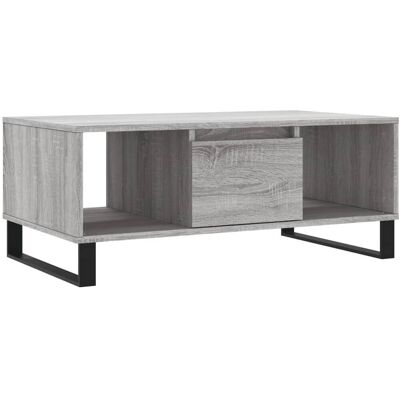 vidaXL 830602 grijze Sonoma salontafel - Salontafel vidaXL 830602 grijze Sonoma salontafel - Salontafel