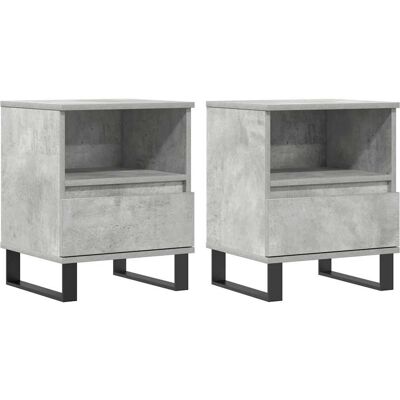 vidaXL Table de Nuit 830645 Gris Béton - Table de Nuit/Table de Chevet - Publicité vidaXL Table de Nuit 830645 Gris Béton - Table de Nuit/Table de Chevet - Publicité