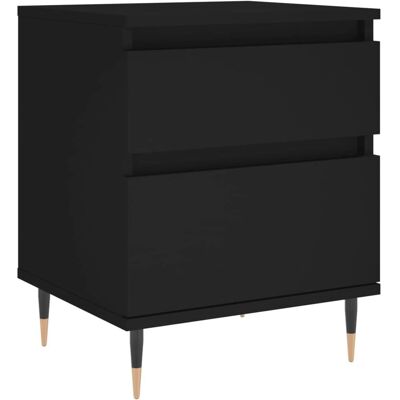 vidaXL 830654 Table de nuit - Noir - Publicité vidaXL 830654 Table de nuit - Noir - Publicité
