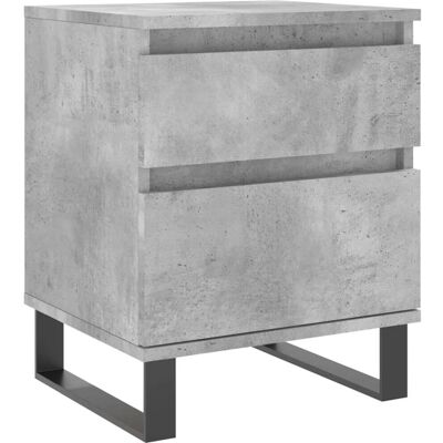 vidaXL 830692 Nachttisch - Moderner Beton-Grauer Nachttisch vidaXL 830692 Nachttisch - Moderner Beton-Grauer Nachttisch