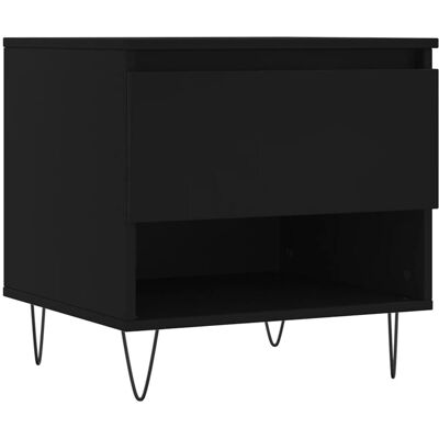 vidaXL 830910 Couchtisch Schwarz 50x46x50 cm Technisches Holz - Couchtisch vidaXL 830910 Couchtisch Schwarz 50x46x50 cm Technisches Holz - Couchtisch