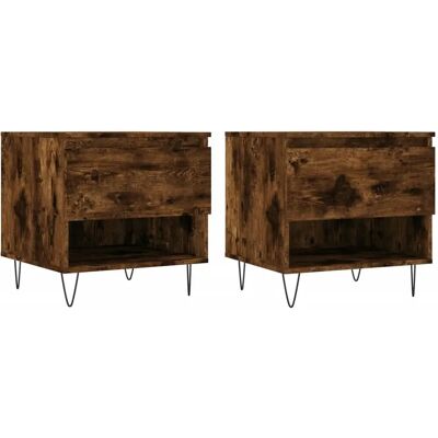 vidaXL 830919 Coffee Table - Smoked Oak vidaXL 830919 Coffee Table - Smoked Oak