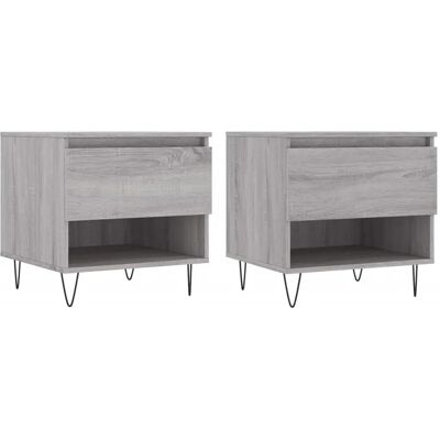 vidaXL 830921 Grå Sonoma Kaffebord Sæt - Kaffeborde vidaXL 830921 Grå Sonoma Kaffebord Sæt - Kaffeborde