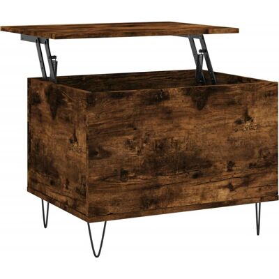 vidaXL Smoked Oak Coffee Table - Coffee Table vidaXL Smoked Oak Coffee Table - Coffee Table