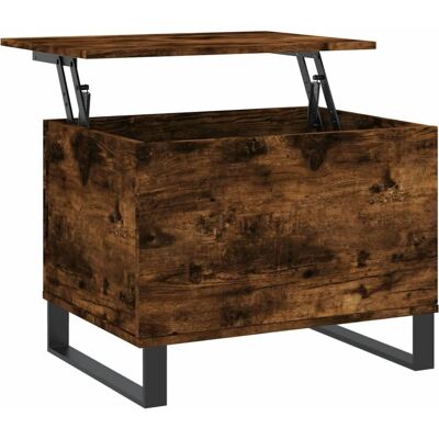 vidaXL Smoked Oak Coffee Table - Coffee Table vidaXL Smoked Oak Coffee Table - Coffee Table