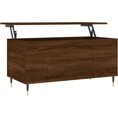 vidaXL 830971 Table Basse Chêne Marron - Table de salon - Publicité vidaXL 830971 Table Basse Chêne Marron - Table de salon - Publicité