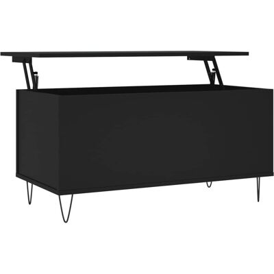 vidaXL 830973 Kahvatuoli - Musta - 90x44.5x45 cm vidaXL 830973 Kahvatuoli - Musta - 90x44.5x45 cm