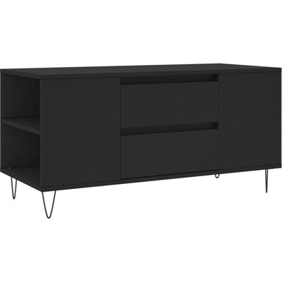 vidaXL 830997 Schwarzer Engineered Wood Couchtisch - Couchtisch vidaXL 830997 Schwarzer Engineered Wood Couchtisch - Couchtisch