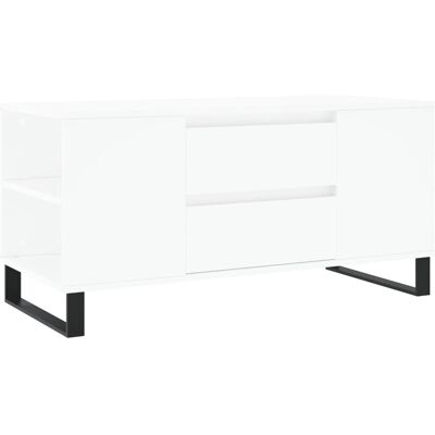 vidaXL Weiße Engineered Wood Couchtisch - Beistelltisch - Endtisch vidaXL Weiße Engineered Wood Couchtisch - Beistelltisch - Endtisch