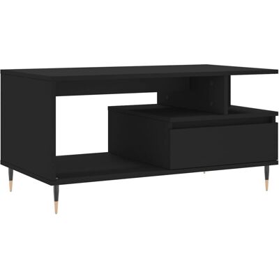vidaXL 831013 Table basse noire - Table de salon vidaXL 831013 Table basse noire - Table de salon