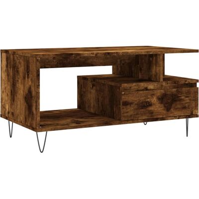 vidaXL Couchtisch Rauch Eiche - Möbel für Wohnzimmer vidaXL Couchtisch Rauch Eiche - Möbel für Wohnzimmer