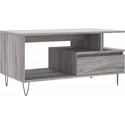 vidaXL 831026 Grauer Sonoma Couchtisch - Beistelltisch vidaXL 831026 Grauer Sonoma Couchtisch - Beistelltisch