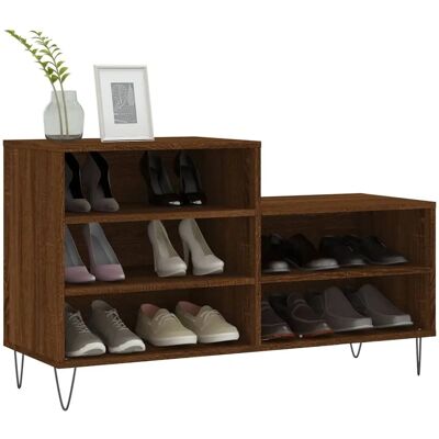 vidaXL Schuhschrank aus Eichenfurnier - Schuhaufbewahrung vidaXL Schuhschrank aus Eichenfurnier - Schuhaufbewahrung