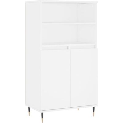 vidaXL Weiß Highboard 60x36x110 cm - Sideboard vidaXL Weiß Highboard 60x36x110 cm - Sideboard