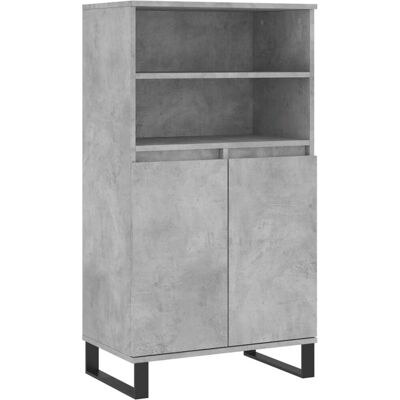 vidaXL Hochboard Beton Grau 60x36x110 cm - Sideboard vidaXL Hochboard Beton Grau 60x36x110 cm - Sideboard