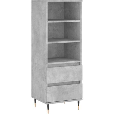 vidaXL 831504 Betonggrau Highboard Tall Storage Cabinet - Sideboard vidaXL 831504 Betonggrau Highboard Tall Storage Cabinet - Sideboard
