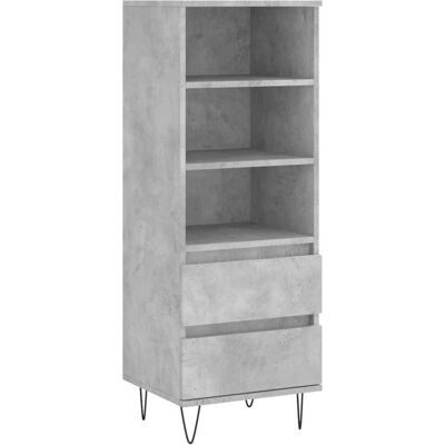 vidaXL Highboard Betonggrau 40x36x110 cm - Sideboard vidaXL Highboard Betonggrau 40x36x110 cm - Sideboard