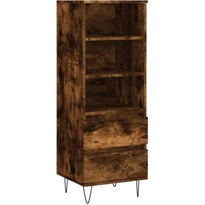 vidaXL 831513 Buffet Chêne Fumé - Buffet - Publicité vidaXL 831513 Buffet Chêne Fumé - Buffet - Publicité