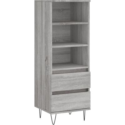 vidaXL Buffet Haut Gris Sonoma - Meuble de rangement - Publicité vidaXL Buffet Haut Gris Sonoma - Meuble de rangement - Publicité