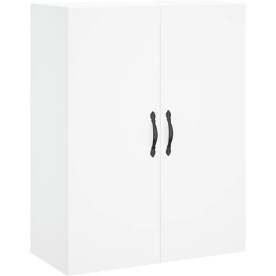vidaXL Wandmontierter Schrank Weiß - Wandregal Aufhängeschrank Wohnzimmermöbel vidaXL Wandmontierter Schrank Weiß - Wandregal Aufhängeschrank Wohnzimmermöbel