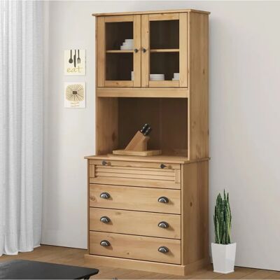 vidaXL Buffet VIGO 80x40x176 cm Bois massif de pin - Buffet - Publicité vidaXL Buffet VIGO 80x40x176 cm Bois massif de pin - Buffet - Publicité