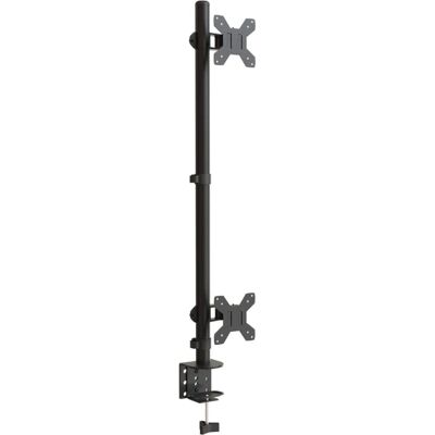 vidaXL Doppelmonitorständer Stahl VESA 75/100 mm - Monitorhalterung vidaXL Doppelmonitorständer Stahl VESA 75/100 mm - Monitorhalterung