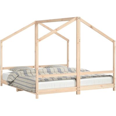 vidaXL Kinderbettrahmen - Naturfurnierspån 2x90x190cm - Kinderbett vidaXL Kinderbettrahmen - Naturfurnierspån 2x90x190cm - Kinderbett