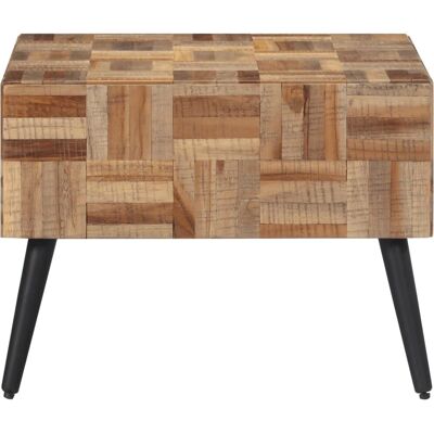 vidaXL Grauer recycelter Teakholz Couchtisch - Couchtisch vidaXL Grauer recycelter Teakholz Couchtisch - Couchtisch