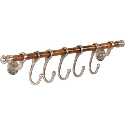 vidaXL Perchero de pared Ganchos para abrigos Colgador Hall de pared de aluminio - Coat Rack vidaXL Perchero de pared Ganchos para abrigos Colgador Hall de pared de aluminio - Coat Rack