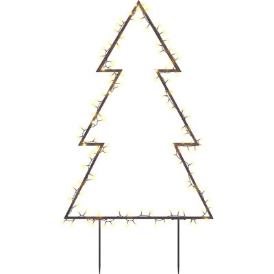 vidaXL Weihnachtsbaum Mit Erdspießen Und 115 Leds 90 Cm Schwarz vidaXL Weihnachtsbaum Mit Erdspießen Und 115 Leds 90 Cm Schwarz