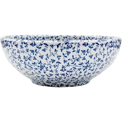 vidaXL - Vasque de comptoir - Céramique, Bleu & Blanc, Φ41x14 cm - Publicité vidaXL - Vasque de comptoir - Céramique, Bleu & Blanc, Φ41x14 cm - Publicité