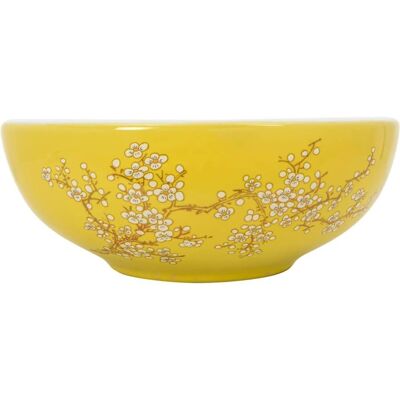 vidaXL Okrągła ceramiczna umywalka - Biała, Żółta, Czarna, Czerwona vidaXL Okrągła ceramiczna umywalka - Biała, Żółta, Czarna, Czerwona