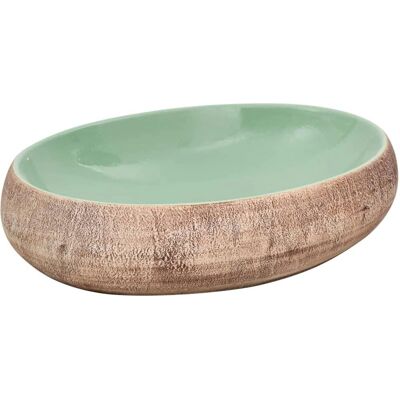 vidaXL Owalny ceramiczny zlew 59x40x15 cm vidaXL Owalny ceramiczny zlew 59x40x15 cm
