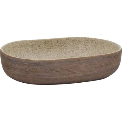 vidaXL Owalny ceramiczny umywalka - 59x40x14 cm vidaXL Owalny ceramiczny umywalka - 59x40x14 cm