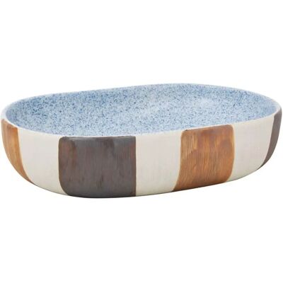 vidaXL Wielokolorowa ceramiczna umywalka - 59x40x14 cm vidaXL Wielokolorowa ceramiczna umywalka - 59x40x14 cm
