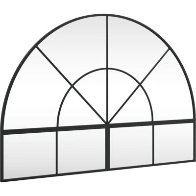 vidaXL Lustro ścienne 100x70 cm czarne - Dekoracyjne lustro na ścianę vidaXL Lustro ścienne 100x70 cm czarne - Dekoracyjne lustro na ścianę