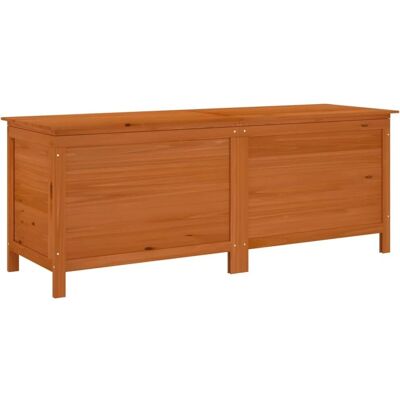 vidaXL Tuinopbergbox Bruin 150x50x56.5 cm Massief dennenhout - Tuinopbergbox vidaXL Tuinopbergbox Bruin 150x50x56.5 cm Massief dennenhout - Tuinopbergbox
