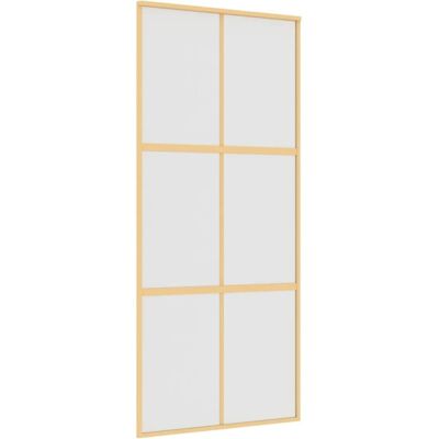 vidaXL Kullansävyinen matta ESG-lasiporras - Sisätiloihin 90x205cm vidaXL Kullansävyinen matta ESG-lasiporras - Sisätiloihin 90x205cm