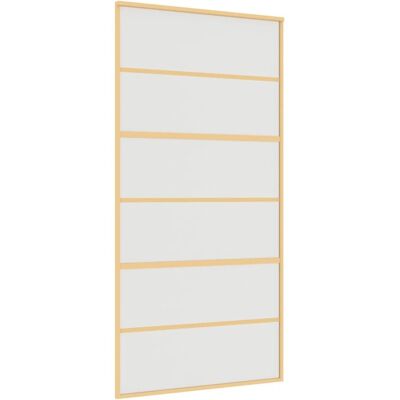 vidaXL Gold Frosted ESG Glass Schiebetür - Innenraum-Tür vidaXL Gold Frosted ESG Glass Schiebetür - Innenraum-Tür