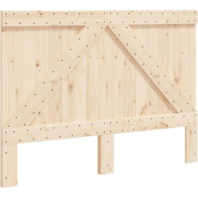 vidaXL Headboard 140x104 cm Massief dennenhout - Hoofdbord/ Voetbord vidaXL Headboard 140x104 cm Massief dennenhout - Hoofdbord/ Voetbord