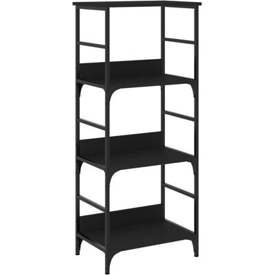 vidaXL Bücherregal Schwarz 50x33x117,5 cm Holzwerkstoff - Bücherregal vidaXL Bücherregal Schwarz 50x33x117,5 cm Holzwerkstoff - Bücherregal
