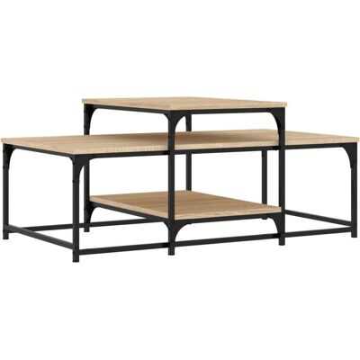 vidaXL Sonoma Eiche Couchtisch - Ingenieurholz vidaXL Sonoma Eiche Couchtisch - Ingenieurholz