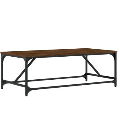 vidaXL Couchtisch Braun Eichenoptik 100x50x35 cm Holzwerkstoff - Couchtisch vidaXL Couchtisch Braun Eichenoptik 100x50x35 cm Holzwerkstoff - Couchtisch