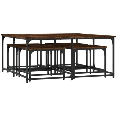 vidaXL 835336 Salontafel - Ruimtebesparend industrieel design vidaXL 835336 Salontafel - Ruimtebesparend industrieel design