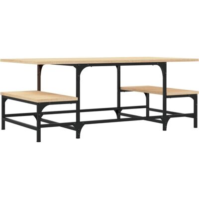 vidaXL Sonoma Eiche Couchtisch - Holzwerkstoff vidaXL Sonoma Eiche Couchtisch - Holzwerkstoff