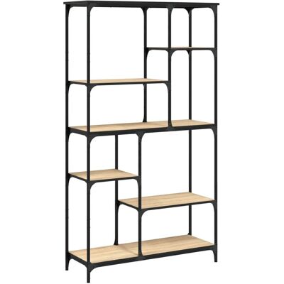 Estantería Sonoma Roble 99x35,5x176 cm vidaXL - Almacenamiento en sala Estantería Sonoma Roble 99x35,5x176 cm vidaXL - Almacenamiento en sala